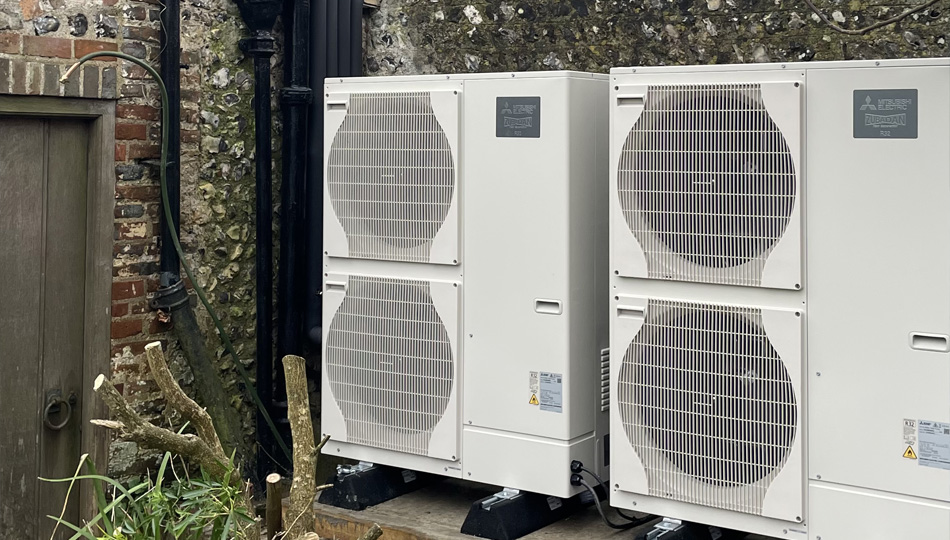 Cascade Air Source Heat Pump System